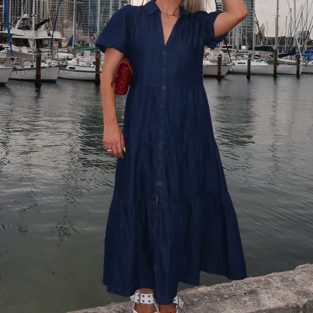 Brochu Walker The Havana Indigo Dress